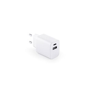 WEGENER. Strömadapter med USB-A-port 18W och USB-C 20W i återvunnen ABS (100 % rABS), miniatyr 6