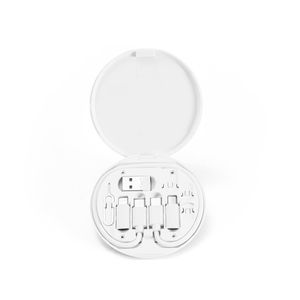 SYSTROM. 100 % återvunnen ABS (100 % rABS) supersnabb laddningskabel och adapterset, miniatyr 2