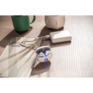 CAETANO. Trådlösa hörlurar med 4 timmars batteritid på återvunnen ABS (100 % rABS), miniatyr 5