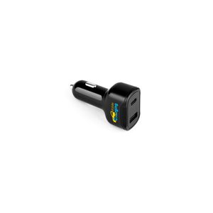 DIRAC. Cigarettändaradapter med USB-A-port 18W och USB-C 20W i Återvunnen ABS (100% rABS), miniatyr 4