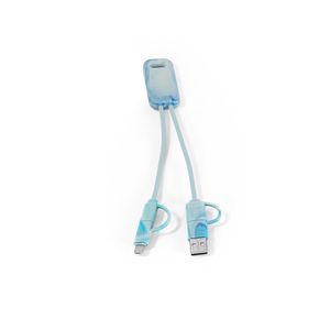 BERNERS. Supersnabb 6-i-1 USB-kabel i återvunnen PET (100 % rPET), miniatyr 2