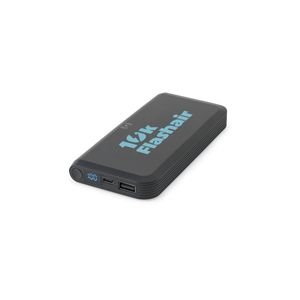 BECKER 10. 10 000 mAh powerbank i återvunnen ABS (100 % rABS) med 15 W supersnabb trådlös laddare, miniatyr 3