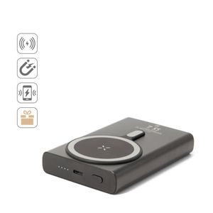 WRIGHT 10. Magnetisk powerbank med supersnabb laddning i återvunnet aluminium och återvunnet ABS 10'000 mAh, miniatyr 4