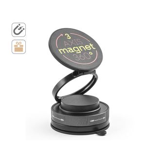 KEPLER. Magnetisk mobiltelefonhållare med vakuumfäste för släta och ojämna ytor (360º rotation), miniatyr 5