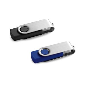 CLAUDIUS 2GB. 2 GB USB-minne med metallklämma, miniatyr 1