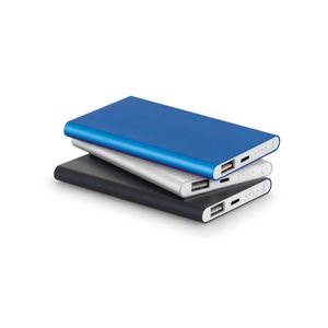 MARCET. Powerbank slimmad 4'000 mAh i återvunnen ABS (70% rABS) och återvunnen ABS (100 % rABS), miniatyr 5