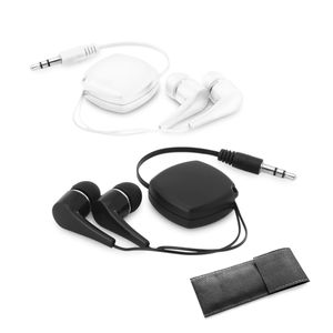 PINEL. Infällbara hörlurar med 0.75 m ABS-kabel, miniatyr 1