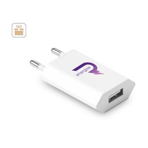 WOESE. Strömadapter USB-A 5W av återvunnen ABS (100 % rABS), miniatyr 3