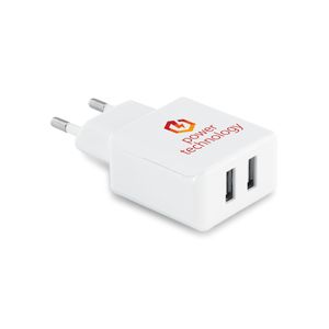 REDI. ABS USB-adapter med 2 utgångar, miniatyr 2