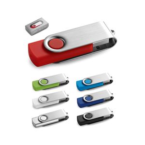CLAUDIUS 16GB. 16 GB USB-minne med metallklämma, miniatyr 1