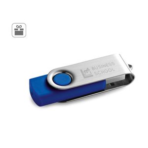 CLAUDIUS 4GB. 4 GB USB-minne med metallklämma, miniatyr 4