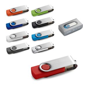 CLAUDIUS 8GB. 8 GB USB-minne med metallklämma, miniatyr 1