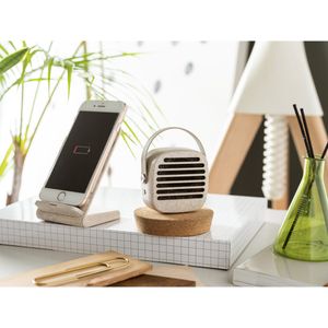 ENGLERT. Smartphonehållare med 10W snabbt trådlös laddare i återvunnen ABS (70 % rABS) och vetestråfiber, miniatyr 4