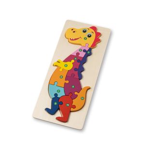 DIPLODOCO. Dinosaurieformat pussel i furuplywood, miniatyr 5