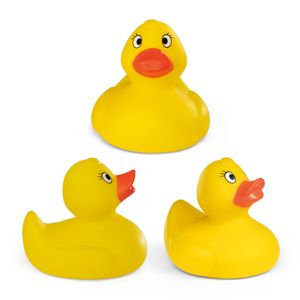DUCK. Gummi anka av PVC, miniatyr 1