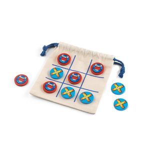 CROSSES. Klassisk 10-delars playwood Luffarschack (Tic Tac Toe), miniatyr 6