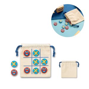 CROSSES. Klassisk 10-delars playwood Luffarschack (Tic Tac Toe), miniatyr 1