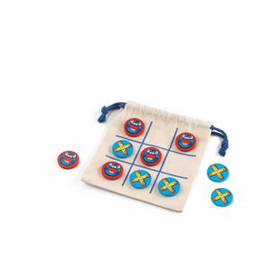 CROSSES. Klassisk 10-delars playwood Luffarschack (Tic Tac Toe), miniatyr 5