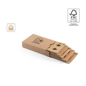 FISCHER. Kortlek med 54 klassiska kort i kraftpapper, av FSC™-certifierat material och andra kontrollerade material, miniatyr 3