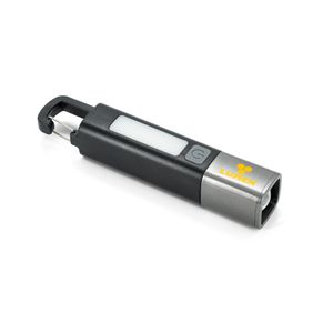 WIGGINS. ABS-ficklampa, med en 2 W LED-lampa (53 lumen) framtill och en COB-lampa (53 lumen) upptill, miniatyr 3