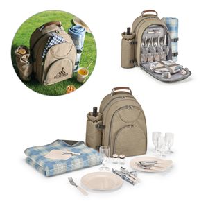 VILLA. kylväsk picknickryggsäck i 600D, återvunnen polyester med hög densitet, miniatyr 1