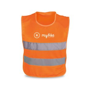 MIKE. Reflexvästar i 100 % polyester för barn, miniatyr 3