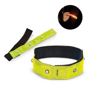 VISIBLE. Reflexarmband med 4 röda lysdioder, miniatyr 1