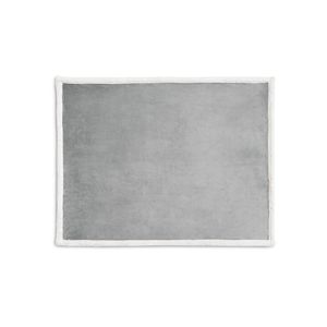 HEIDEN. Vändbar fleecefilt (190 g/m²) med satinband och personligt kort, miniatyr 2