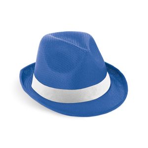 MANOLO POLI. Mössa i PP med vitt polyesterband, miniatyr 8