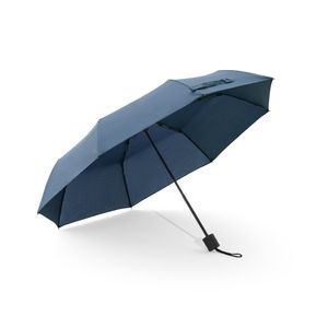 AIDEN. 21" paraply i återvunnen polyester (100 % rPET) pongee 190T, hopfällbart i 3 sektioner, miniatyr 7