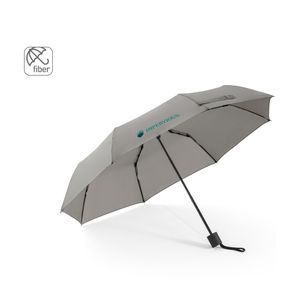 AIDEN. 21" paraply i återvunnen polyester (100 % rPET) pongee 190T, hopfällbart i 3 sektioner, miniatyr 4
