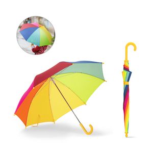 OLIVIA. 19" färgglatt barnparaply i 190T polyester, miniatyr 1