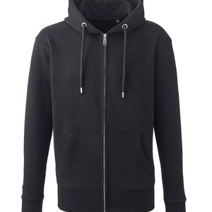 Mens Anthem full-zip hoodie, miniatyr 1
