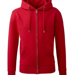 Mens Anthem full-zip hoodie, miniatyr 3