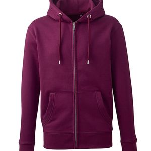 Mens Anthem full-zip hoodie, miniatyr 6