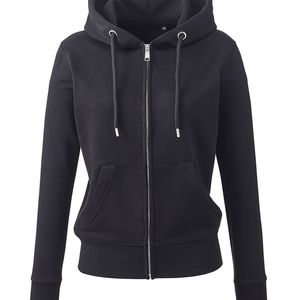 Womens Anthem full-zip hoodie, miniatyr 2