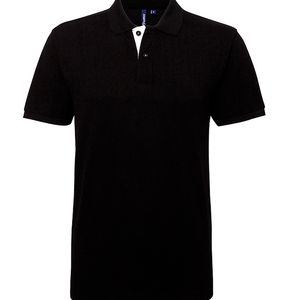 Men's classic fit contrast polo, miniatyr 4