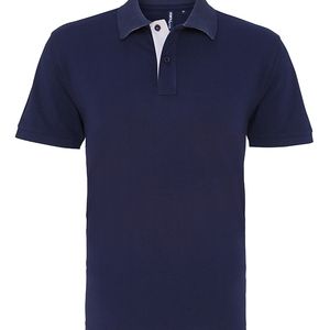 Men's classic fit contrast polo, miniatyr 7