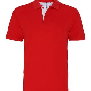 Men's classic fit contrast polo, miniatyr 8