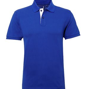 Men's classic fit contrast polo, miniatyr 9