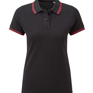 Womens Classic Fit - Tipped Polo, miniatyr 1