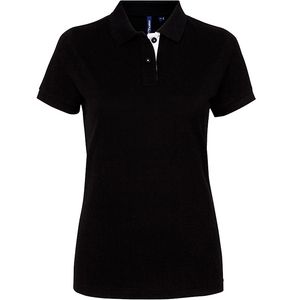 Women's contrast polo, miniatyr 3