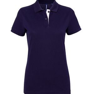 Women's contrast polo, miniatyr 6