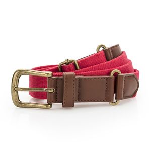 Faux Leather & braid belt, miniatyr 3