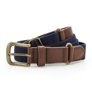 Faux Leather & braid belt, miniatyr 6