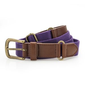 Faux Leather & braid belt, miniatyr 7