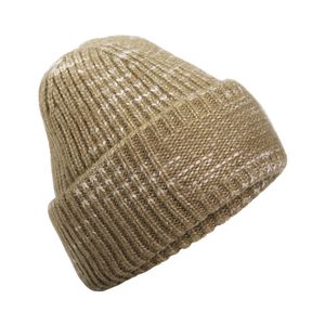 Chunky Knitted Patch Beanie