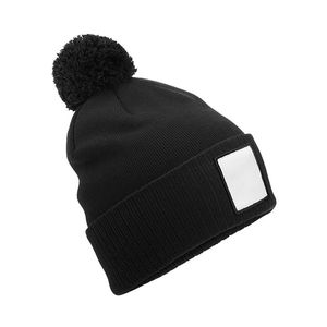Applique' Patch Pom Beanie, miniatyr 1