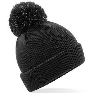 Junior Reflective Bobble Beanie, miniatyr 1