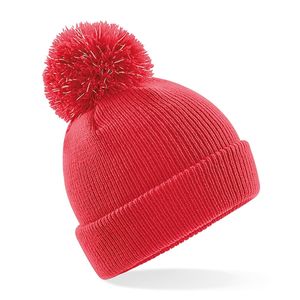 Junior Reflective Bobble Beanie, miniatyr 2